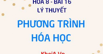 Cách cân bằng phương trình hóa học, Các bước lập phương trình hóa học - Lý thuyết Hóa 8 bài 16